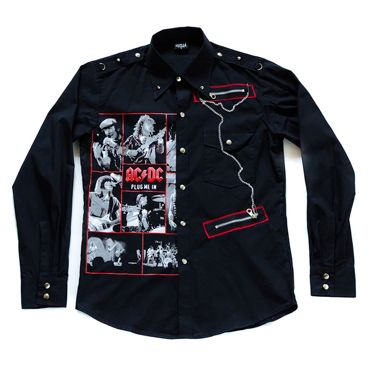 Сорочка AC/DC "Plug Me In" Сорочка AC/DC "Plug Me In"