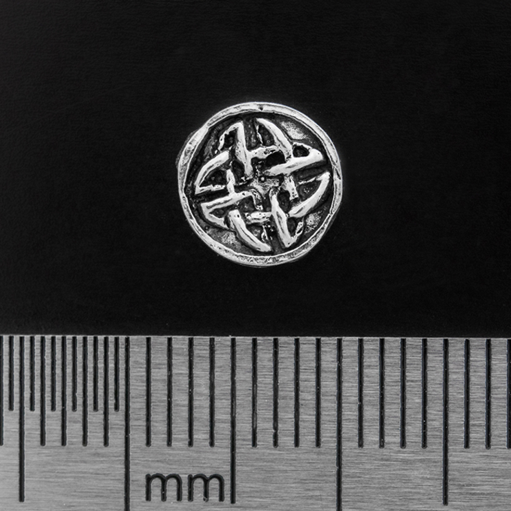 Серьга-гвоздик Кельтский узор (серебро, 925 проба)