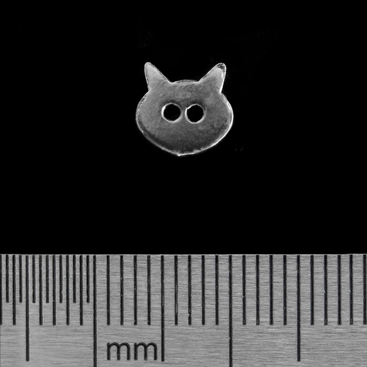 Серьга-гвоздик Кот (голова) (серебро, 925 проба) Серьга-гвоздик Кот (голова) (серебро, 925 проба)