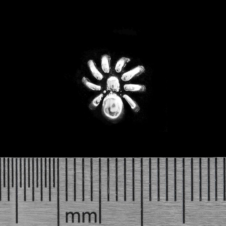 Сережка-гвоздик Павук (срібло, 925 проба) Сережка-гвоздик Павук (срібло, 925 проба)