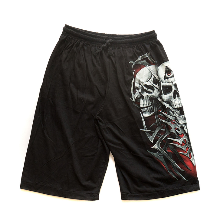 Шорты 3 черепа с узорами Шорты 3 черепа с узорами