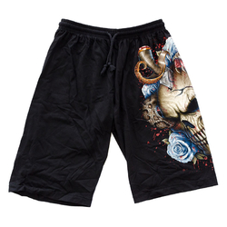 Шорти Череп з змією і трояндою