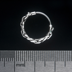 Сережка, кільце плетене (eas-052)