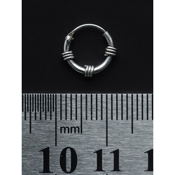 Сережка, кільце з візерунком (eas-011)