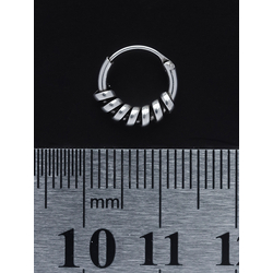 Сережка, кільце з візерунком (eas-013)