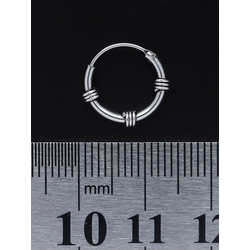 Сережка, кільце з візерунком (eas-015)