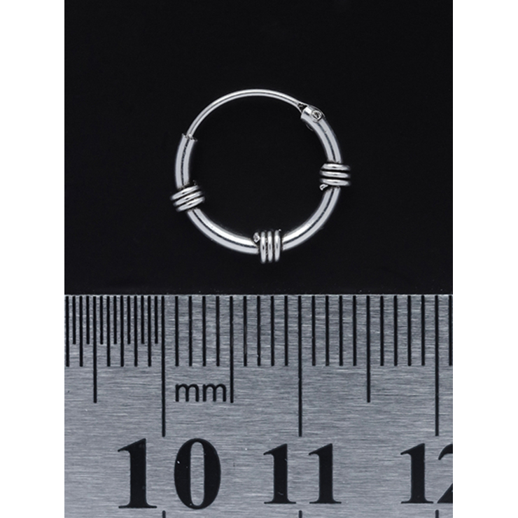 Сережка, кільце з візерунком (eas-015) Сережка, кільце з візерунком (eas-015)