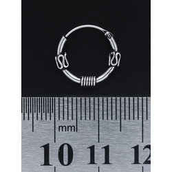 Сережка, кільце з візерунком (eas-018)