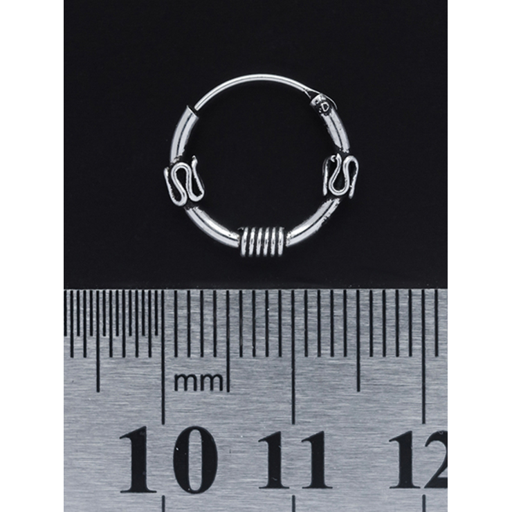 Сережка, кільце з візерунком (eas-018) Сережка, кільце з візерунком (eas-018)