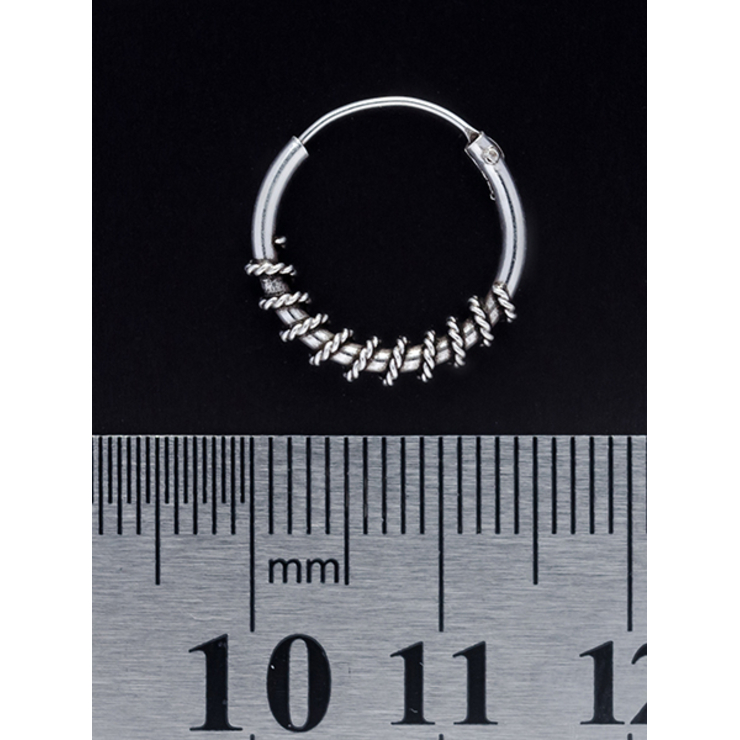 Серьга, кольцо с узором (eas-022)