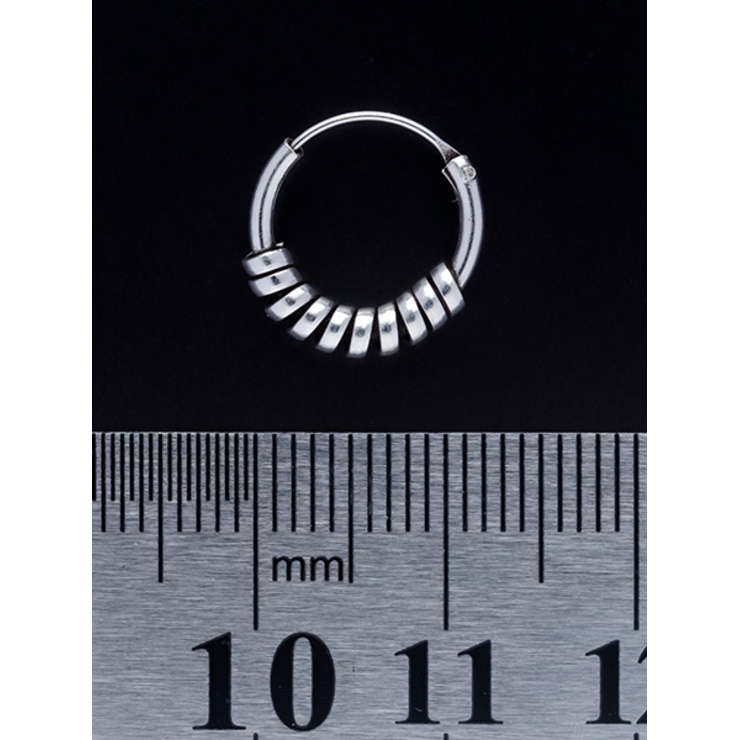 Сережка, кільце з візерунком (eas-028)