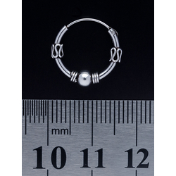 Сережка, кільце з візерунком (eas-036)