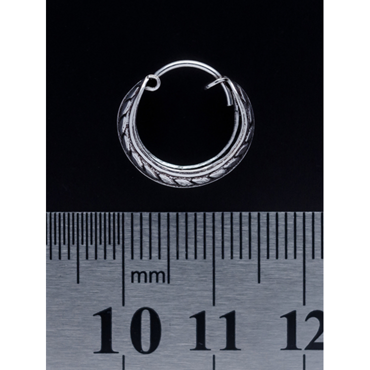 Сережка, кільце піратське з візерунком (eas-041) Сережка, кільце піратське з візерунком (eas-041)