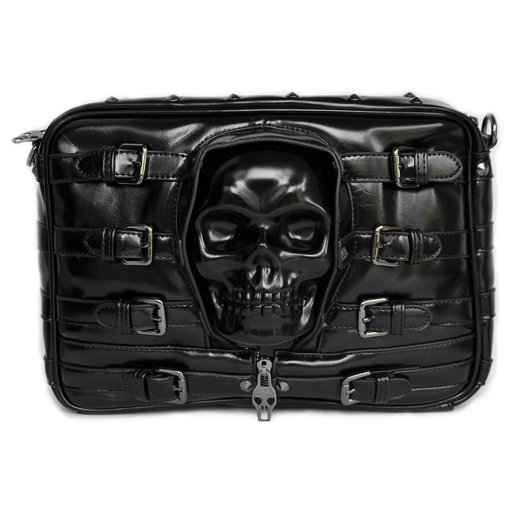 Сумка с ремнями Череп