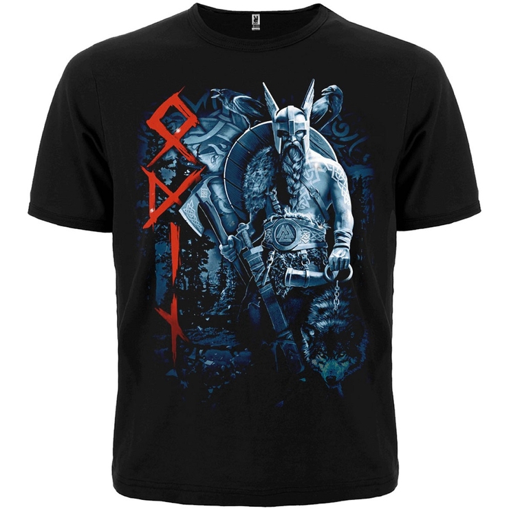 Футболка Odin (рунический круг) Футболка Odin (рунический круг)