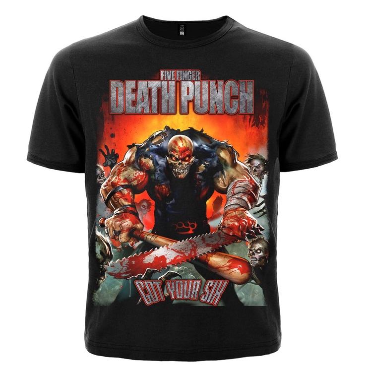 Футболка Five Finger Death Punch "Got Your Six" Футболка Five Finger Death Punch "Got Your Six"