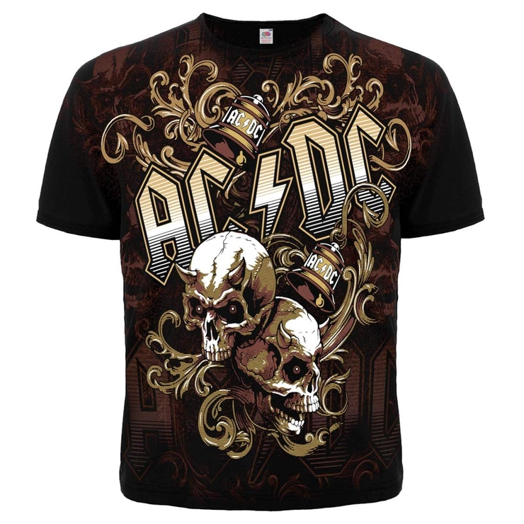 Футболка AC/DC (skulls and bells) Футболка AC/DC (skulls and bells)
