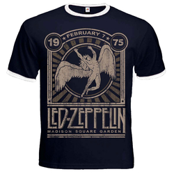 Футболка-рингер Led Zeppelin "Madison Square Garden 1975"