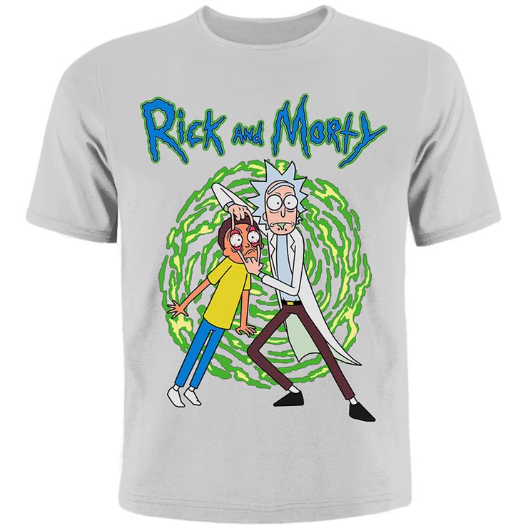 Серая Футболка Рик и Морти Urbanist Серая Футболка Рик и Морти Urbanist