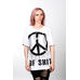 Подовжена футболка Peace of Shit біла (Urbanist) Подовжена футболка Peace of Shit біла (Urbanist)
