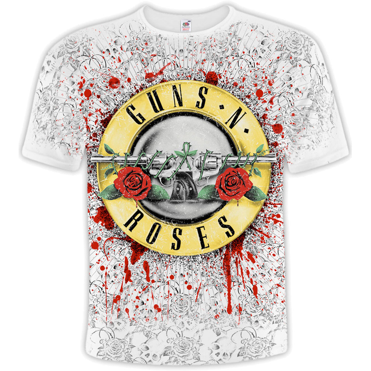 Футболка Guns n’Roses "Baked on Mess" (white t-shirt) Футболка Guns n’Roses "Baked on Mess" (white t-shirt)