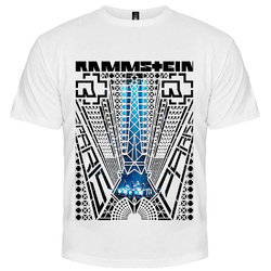 Футболка Rammstein "Paris" (белая футболка)