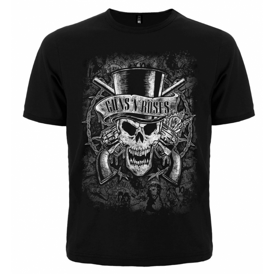 Футболка Guns’n’Roses (skull) - купить мужские/женские Футболки с ...
