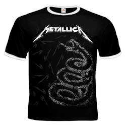 Футболка-рингер Metallica "Black Album"