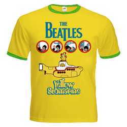 Футболка-рингер The Beatles "Yellow Submarine"