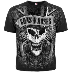 Футболка Guns’n’Roses (skull) (graphite t-shirt)