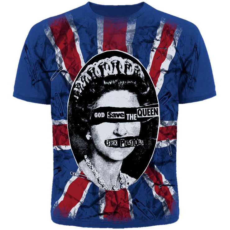 Футболка Sex Pistols "God Save The Queen" (blue t-shirt) Футболка Sex Pistols "God Save The Queen" (blue t-shirt)