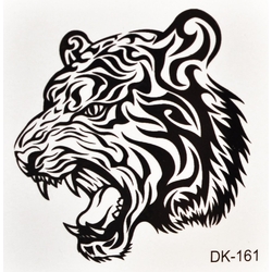 Тимчасове тату Тигр  (DK-161, 6x6 см)