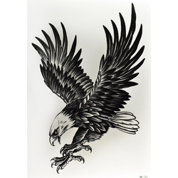 Тимчасове тату Орел (HB-105, 21x15 см)