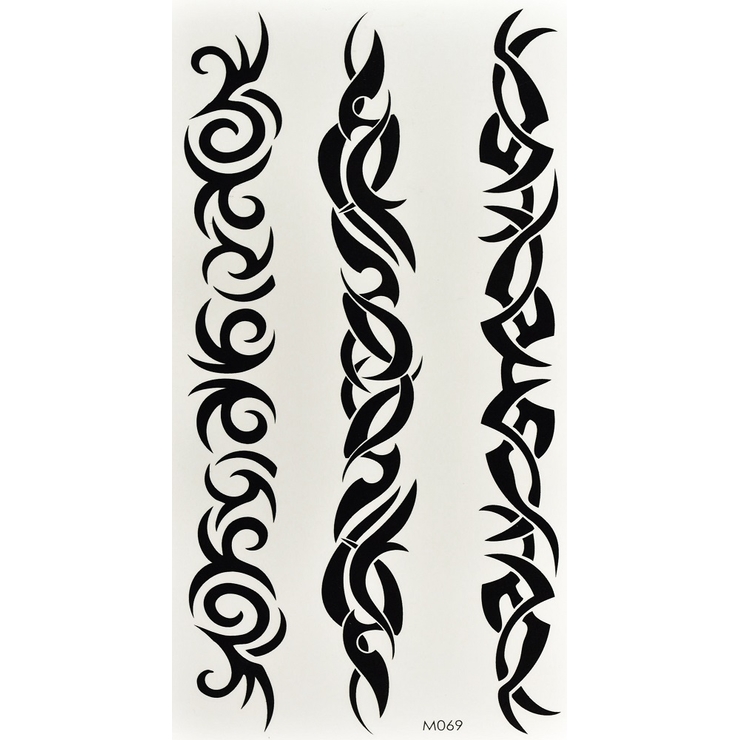 Временная тату Трайбл набор (M-069, 19x9 см)