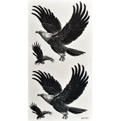 Тимчасове тату Орли набір (M-101, 19x9 см)