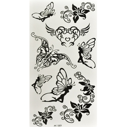 Тимчасове тату Метелики і Феї набір (M-189, 19x9 см)
