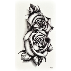 Тимчасове тату Троянди (T-125, 10,5x6 см)
