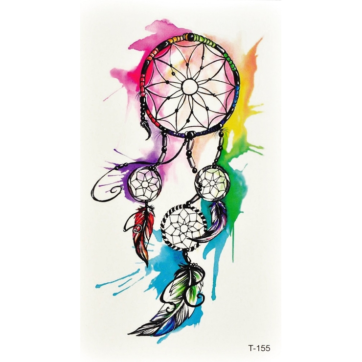Тимчасове тату Ловець снів (T-155, 10,5x6 см)