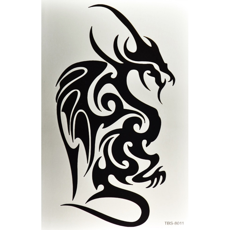 Тимчасове тату Дракон візерунок (TBS-8011, 19x12 см) Тимчасове тату Дракон візерунок (TBS-8011, 19x12 см)
