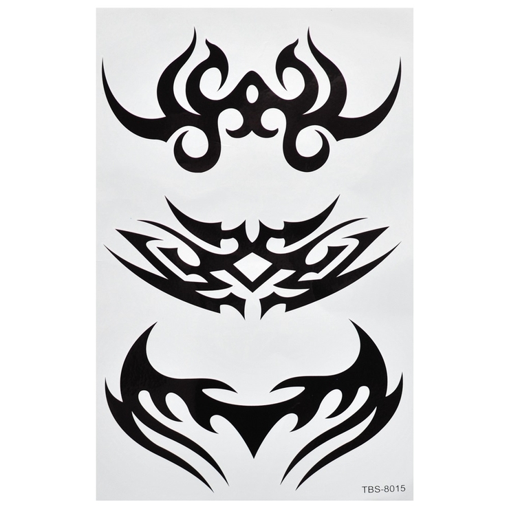 Тимчасове тату Трайбл (набір) (TBS-8015, 19x12 см)