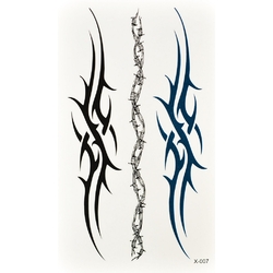 Тимчасове тату Трайбл набір (X-007, 10,5x6 см)