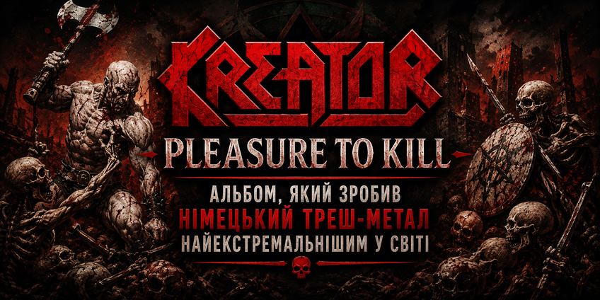 Kreator - Pleasure to Kill: історія найекстремальнішого треш-альбому
