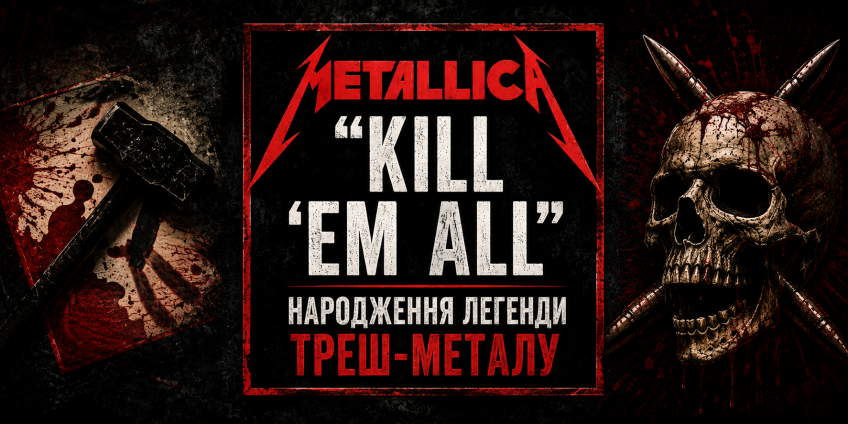 Metallica "Kill 'Em All" - народження легенди треш-металу Metallica "Kill 'Em All" - народження легенди треш-металу