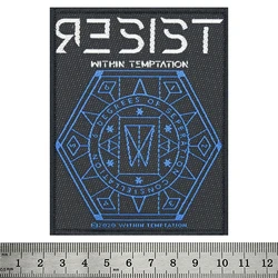 Нашивка ткана WITHIN TEMPTATION - RESIST HEXAGON (ofp-236)