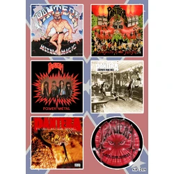 Стікерпак Pantera (album covers) SP-219