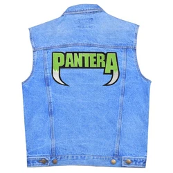 Нашивка термо (thps-033) Pantera (green logo) наспинна
