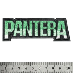 Нашивка термо (stp-031) Pantera (green logo)