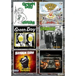 Стікерпак Green Day (album covers) - SP-298 Стікерпак Green Day (album covers) - SP-298