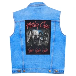 Нашивка наспинна катана MOTLEY CRUE - GIRLS, GIRLS, GIRLS (olbp-195)